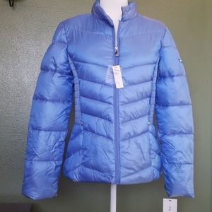 Via Spiga Smocked Puffer Quilted Jacket
